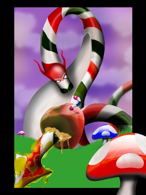 Creation of DRAGON CANDY: Step 24